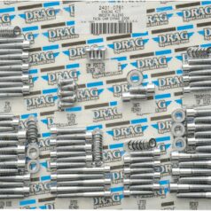 CHROME SOCKET-HEAD MOTOR BOLT KIT SMOOTH