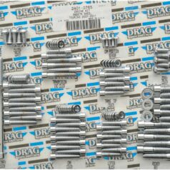 CHROME SOCKET-HEAD MOTOR BOLT KIT SMOOTH