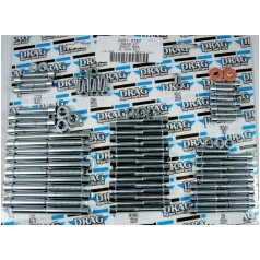 CHROME SOCKET-HEAD MOTOR BOLT KIT SMOOTH