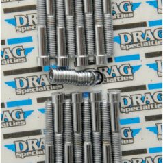 CHROME SOCKET-HEAD PRIMARY COVER BOLT KIT SMOOTH