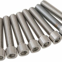 BOLT KIT M8 CAM COVER SMOOTH SOCKET HEAD CHROME