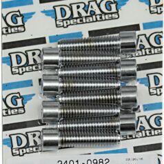 BOLT KIT M8 TRANMISSION BEARING HOUSING SMOOTH SOCKET HEAD CHROME
