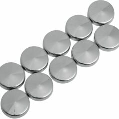 CHROME 1/4" TORX BOLT COVER