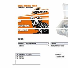 HARDWARE TRACK RACING PACK KTM/HUSQVARNA/HUSABERG