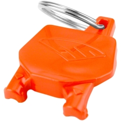NUMBER PLATE KEY CHAIN ORANGE