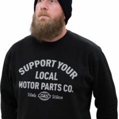 SWEAT SHIRT S&S BLACK M