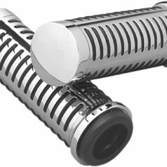 CHROME GRIPS 4 O-RING -1"