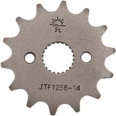 JTF1256.14 FRONT REPLACEMENT SPROCKET 14 TEETH 420 PITCH NATURAL STEEL