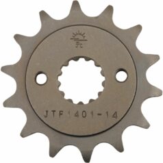 JTF1401.14 FRONT REPLACEMENT SPROCKET 14 TEETH 520 PITCH NATURAL STEEL