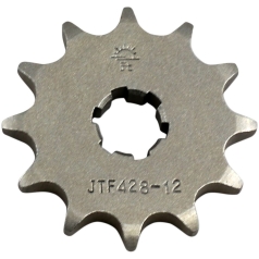 JTF428.12 FRONT REPLACEMENT SPROCKET 12 TEETH 428 PITCH NATURAL STEEL
