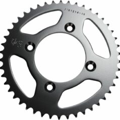 JTR1214.46 REAR REPLACEMENT SPROCKET 46 TEETH 420 PITCH NATURAL C49 HIGH CARBON STEEL