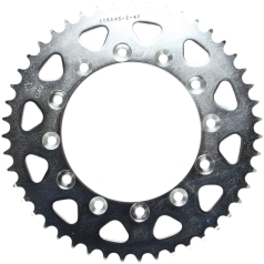 JTR245/2.48 REAR REPLACEMENT SPROCKET 48 TEETH 520 PITCH NATURAL C49 HIGH CARBON STEEL