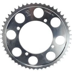 JTR462.51 REAR REPLACEMENT SPROCKET 51 TEETH 428 PITCH NATURAL C49 HIGH CARBON STEEL
