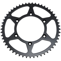 JTR808.53 REAR REPLACEMENT SPROCKET 53 TEETH 520 PITCH NATURAL C49 HIGH CARBON STEEL