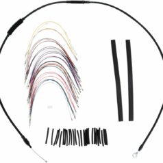 CABLE KIT 13" BLACK VINYL STAINLESS STEEL HANDLEBAR W/ABS