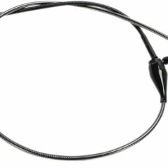 IDLE-CRUISE CABLE ALT-LENGTH REPLACEMENT BLACK PEARL CHROME BLACK/CLEAR