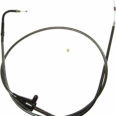 IDLE CABLE ALT-LENGTH REPLACEMENT BLACK PEARL CHROME BLACK/CLEAR