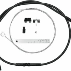 CLUTCH CABLE BUILDER KIT BYO® VINYL CHROME BLACK