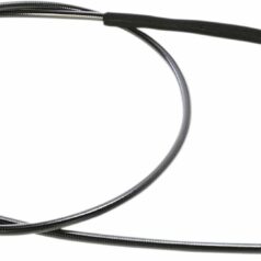 CLUTCH CABLE TWO-PIECE CHROME BLACK