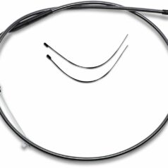 CLUTCH CABLE ALT-LENGTH REPLACEMENT BLACK PEARL CHROME BLACK/CLEAR