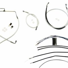 HANDLEBAR INSTALLATION KIT DESIGNER STERLING CHROMITE® II CHROME NATURE/CLEAR