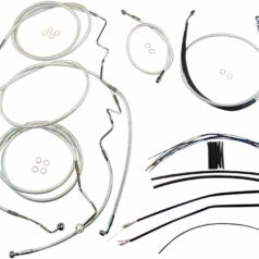 HANDLEBAR INSTALLATION KIT DESIGNER STERLING CHROMITE® II CHROME NATURE/CLEAR