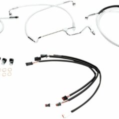 HANDLEBAR INSTALLATION KIT DESIGNER STERLING CHROMITE® II CHROME NATURE/CLEAR