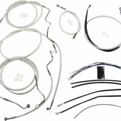 HANDLEBAR INSTALLATION KIT DESIGNER STERLING CHROMITE® II CHROME NATURE/CLEAR