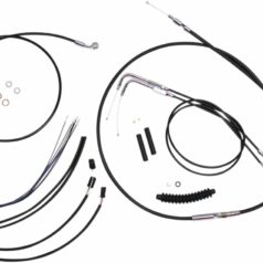 CONTROL CABLE KIT HANDLEBAR XR OE STYLE BLACK
