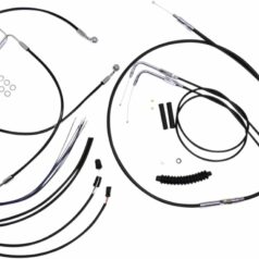 CONTROL CABLE KIT HANDLEBAR XR OE STYLE BLACK