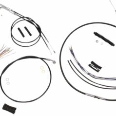 CONTROL CABLE KIT HANDLEBAR XR OE STYLE BLACK