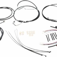CONTROL CABLE KIT HANDLEBAR XR OE STYLE ABS BLACK