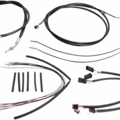 CONTROL CABLE KIT HANDLEBAR XR OE STYLE ABS BLACK