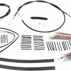 CONTROL CABLE KIT HANDLEBAR XR OE STYLE ABS BLACK