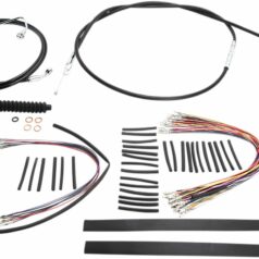 CONTROL CABLE KIT HANDLEBAR XR OE STYLE ABS BLACK