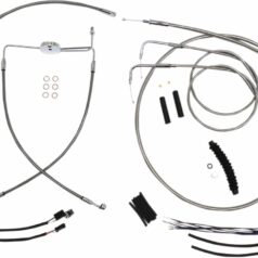 CONTROL CABLE KIT HANDLEBAR XR OE STYLE ABS STAINLESS STEEL