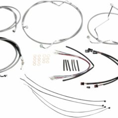 CONTROL CABLE KIT HANDLEBAR XR OE STYLE ABS STAINLESS STEEL