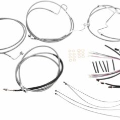 CONTROL CABLE KIT HANDLEBAR XR OE STYLE ABS STAINLESS STEEL