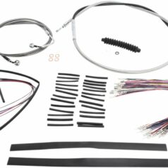 CONTROL CABLE KIT HANDLEBAR XR OE STYLE ABS STAINLESS STEEL