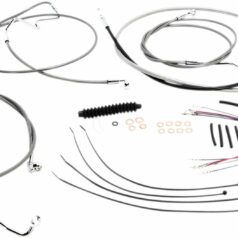CONTROL CABLE KIT HANDLEBAR XR OE STYLE ABS STAINLESS STEEL