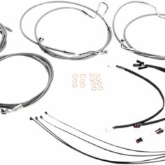 CONTROL CABLE KIT HANDLEBAR XR OE STYLE ABS STAINLESS STEEL