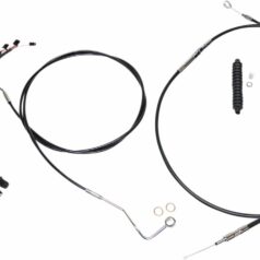 Black/Chrome XR Control Cable Kit