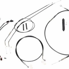 Black/Chrome XR Control Cable Kit