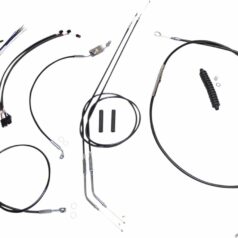 Black/Chrome XR Control Cable Kit