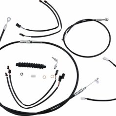 Black/Chrome XR Control Cable Kit