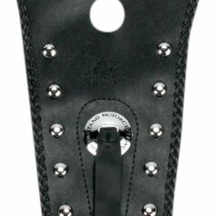 TANK BIB VINYL STUDDED HOOK-AND-LOOP STRAPS BLACK