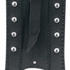 TANK BIB VINYL STUDDED STOCK BLACK