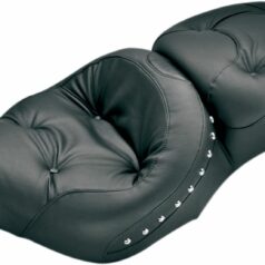 SEAT ONE-PIECE ULTRA TOURING REGAL PILLOW TOP 2-UP  WITH CHROME STUDS