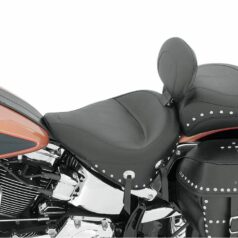 SEAT WIDE TOURING SOLO STUDDED WITH CONCHOS AND BACKREST