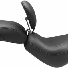 SEAT WIDE TRIPPER W/BACKREST SOLO BLACK
